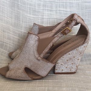 Klub Nico wedge heels with cracked look